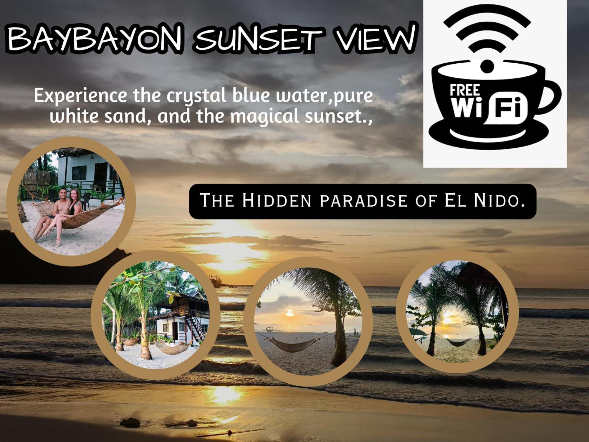Baybayon Sunset View Bed and Breakfast El Nido Exterior foto
